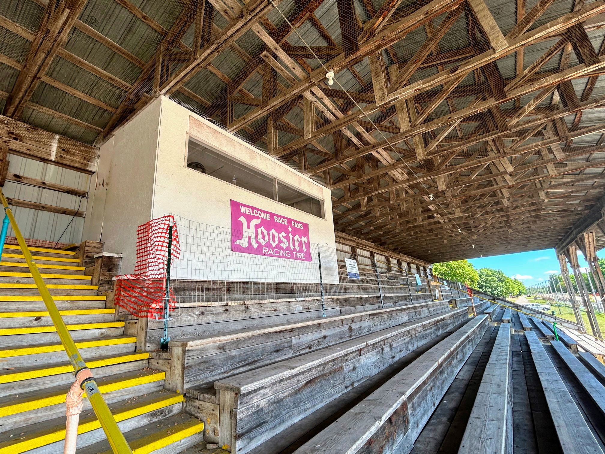 Grandstand interior